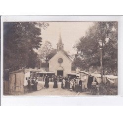 NOTRE-DAME-DES-ANGES: place du village, l'église - très bon état