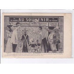 BIARRITZ: au souvenir - magasin et éditeur de cartes postales, librairie journaux cartes postales - très bon état