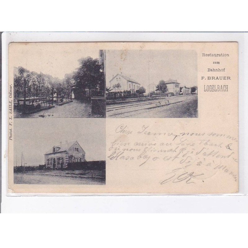 LOGERBACH: restauration zum bahnof F. Brauer - état