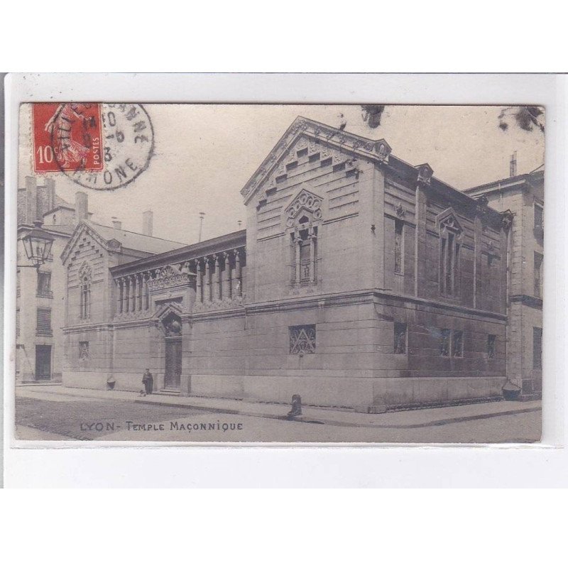 LYON: temple maçonnique - très bon état