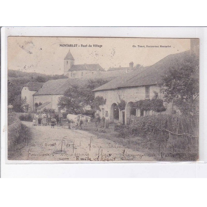 MONTARLOT: rout du village - très bon état