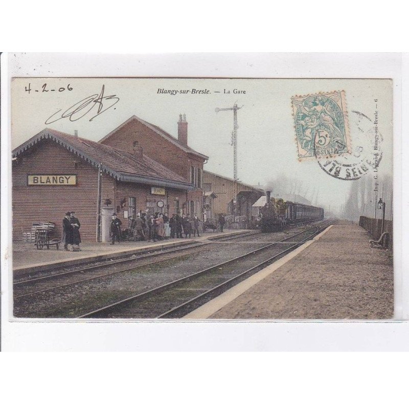 BLANGY-sur-BRESLE: la gare - très bon état