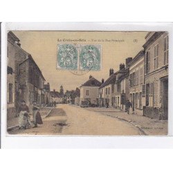 LA CROIX-en-BRIE: vue de la rue principale, toillée - très bon état