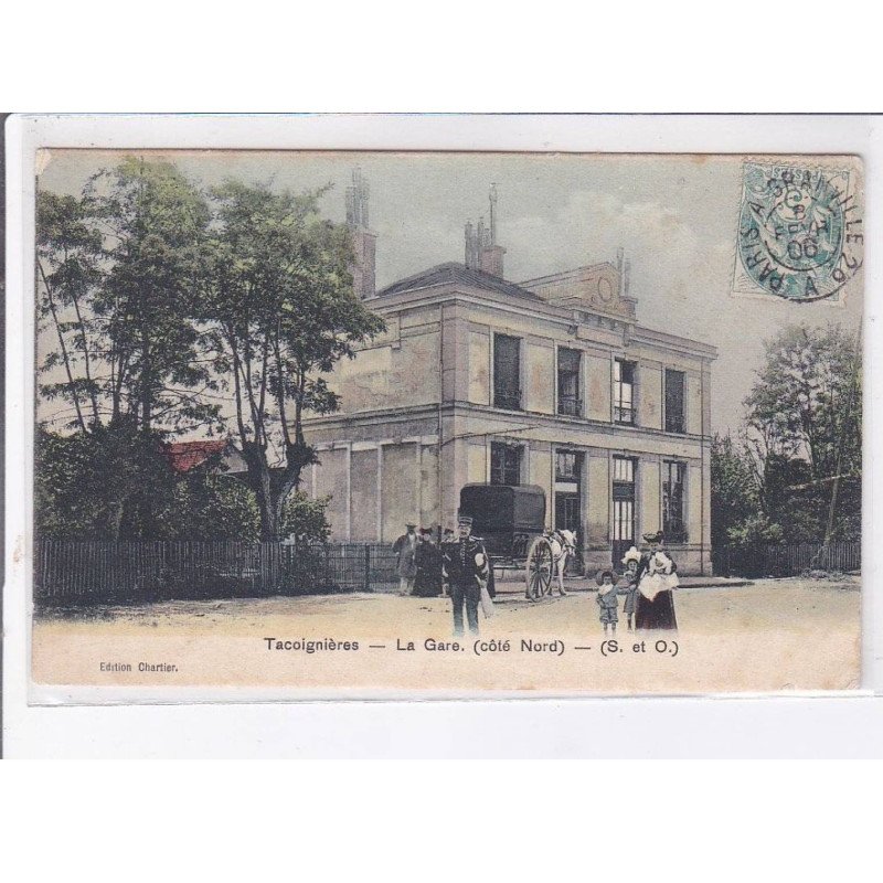 TACOIGNIERES: la gare (côté nord) - état