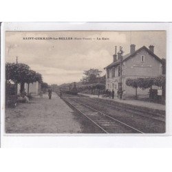 SAINT-GERMAIN-les-BELLES: la gare - très bon état