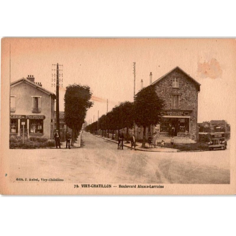 VIRY-CHATILLON: boulevard alsace-lorraine - très bon état