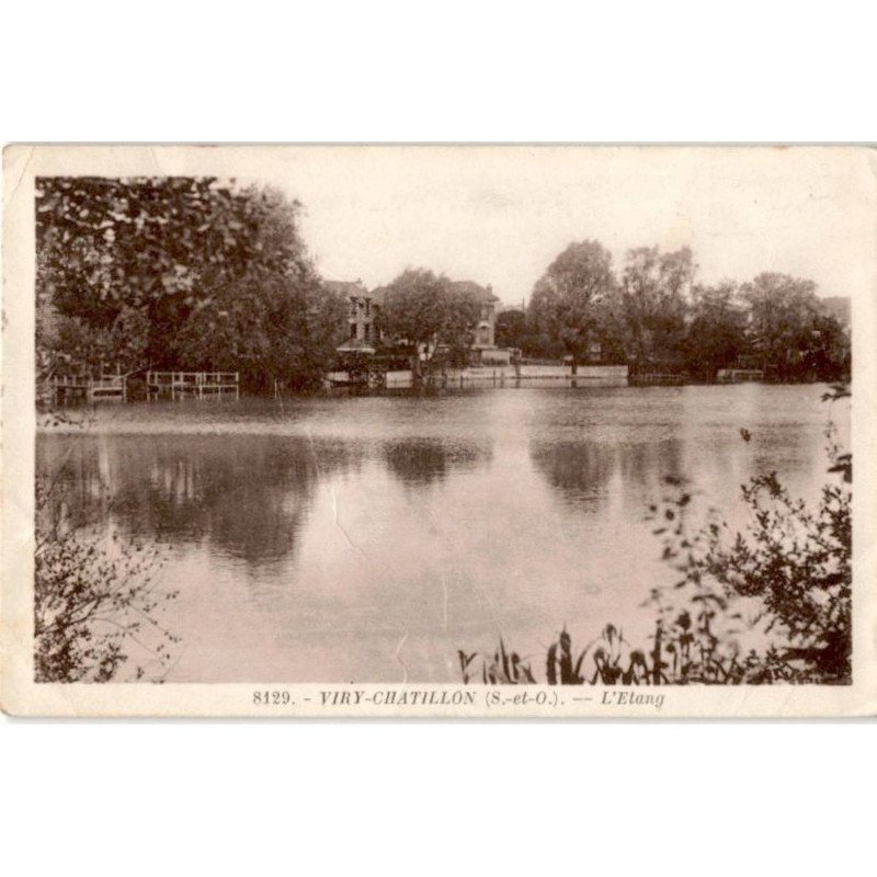 VIRY-CHATILLON: l'étang - état