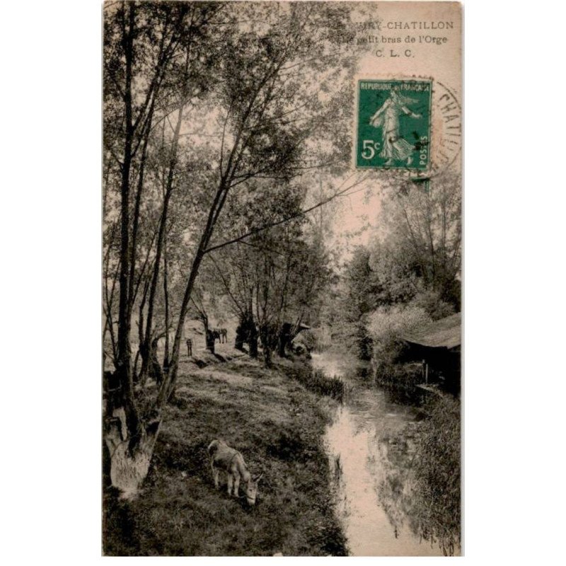VIRY-CHATILLON: petit bras de l'orge - très bon état