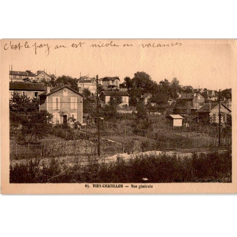 VIRY-CHATILLON: vue générale - état