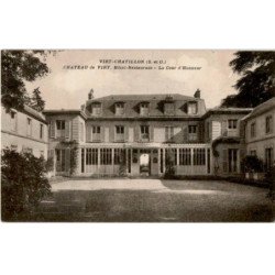 VIRY-CHATILLON: hôtel-restaurant, la cour d'honneur - très bon état
