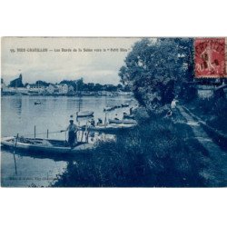 VIRY-CHATILLON: les bords de la seine vers le "petit bleu" - très bon état