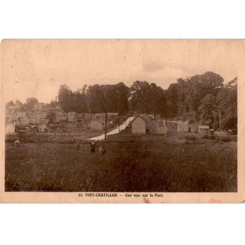 VIRY-CHATILLON: une vue sur le parc - bon état