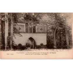VIRY-CHATILLON: le pavillon gothique aux armes du duc de raguse - très bon état