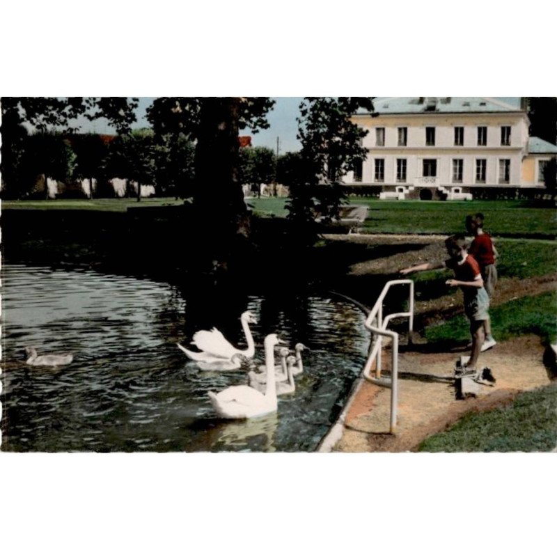 VIRY-CHATILLON: le parc andré-leblanc, le cygnes - très bon état