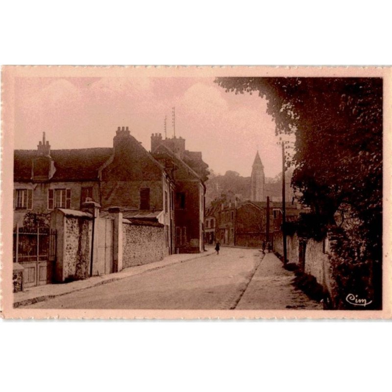 VIRY-CHATILLON: rue francoeur et l'église - très bon état
