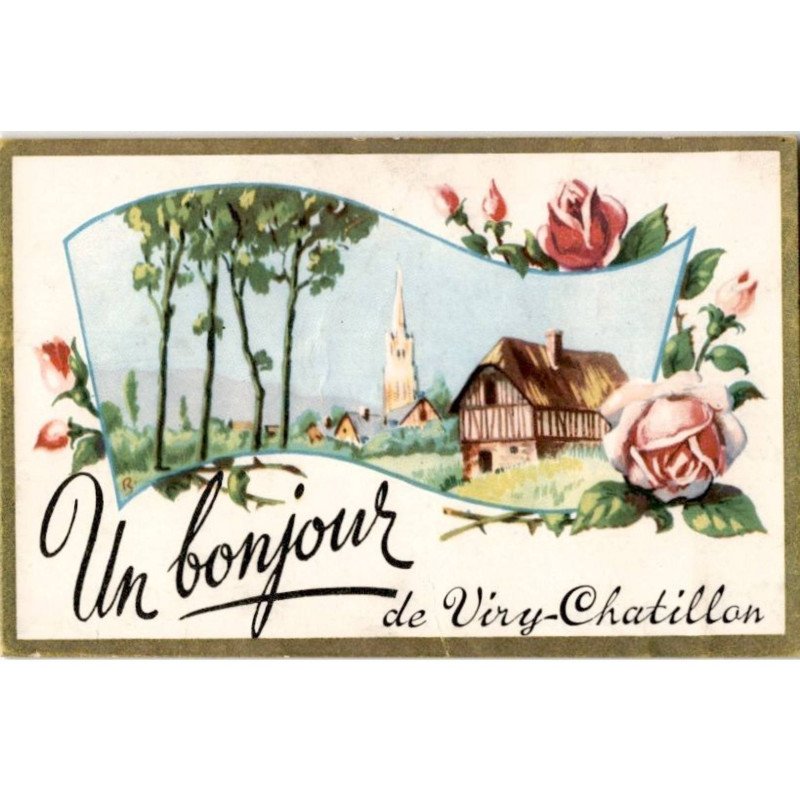 VIRY-CHATILLON: un bonjour - très bon état
