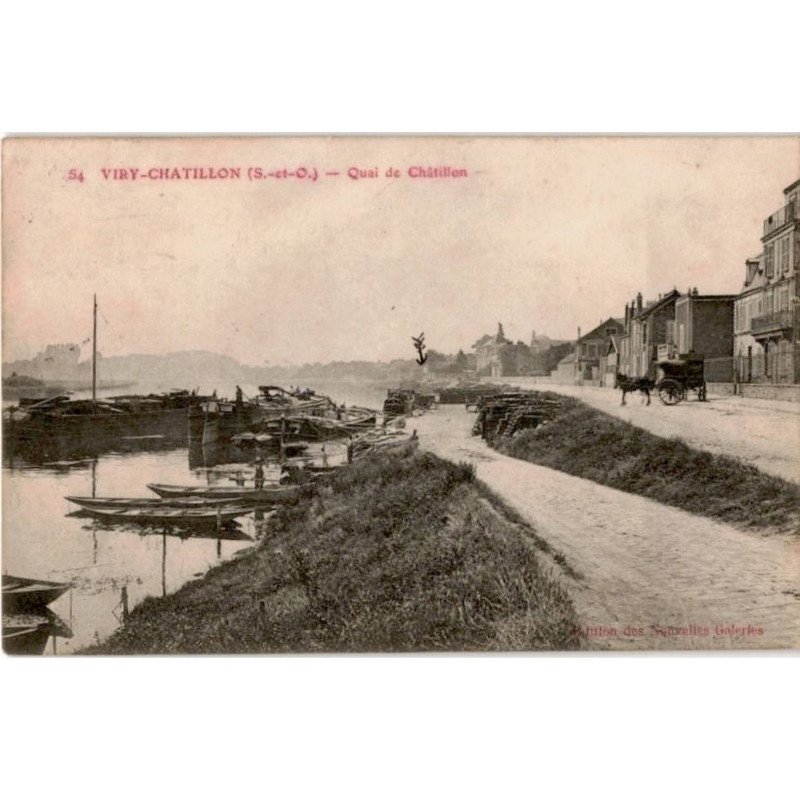 VIRY-CHATILLON: quai de châtillon - très bon état
