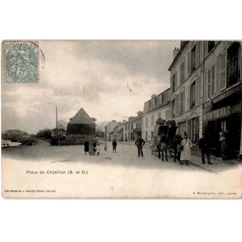 VIRY-CHATILLON: place de châtillon - très bon état