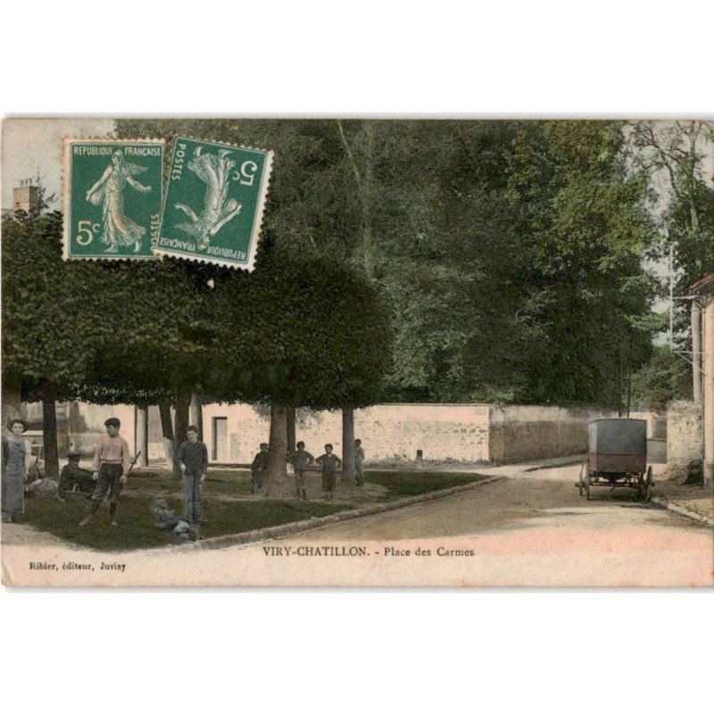 VIRY-CHATILLON: place des carmes - très bon état