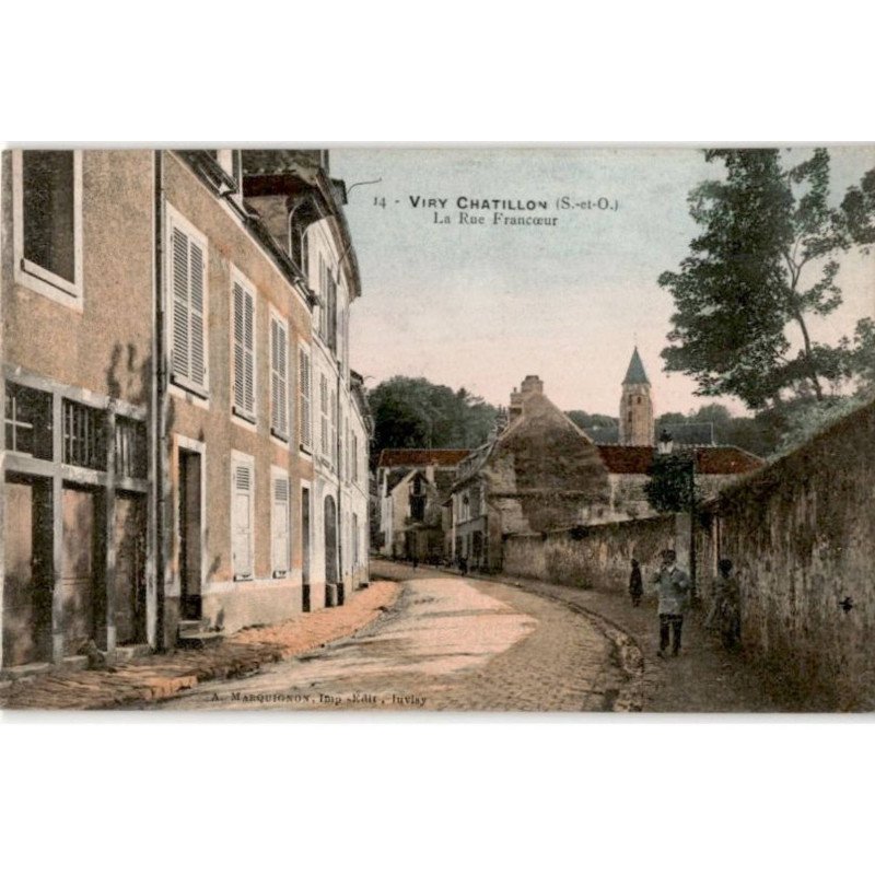 VIRY-CHATILLON: la rue francoeur - très bon état