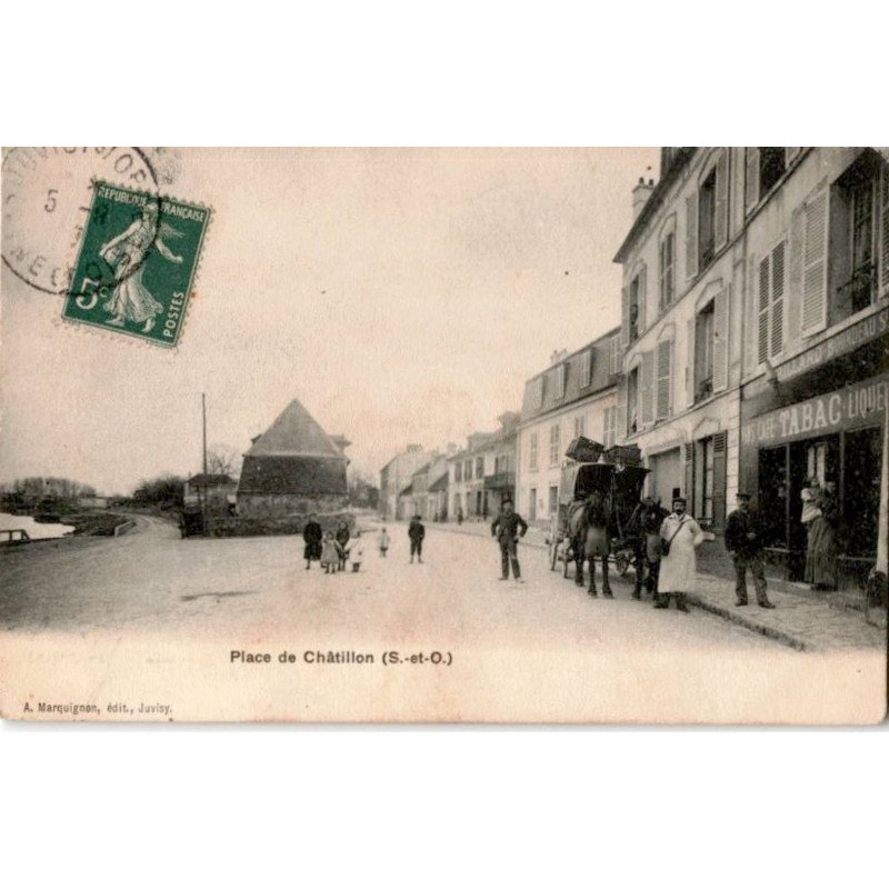 VIRY-CHATILLON: place de châtillon - très bon état