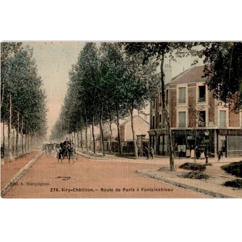 VIRY-CHATILLON: route de paris à fontainebleau - très bon état