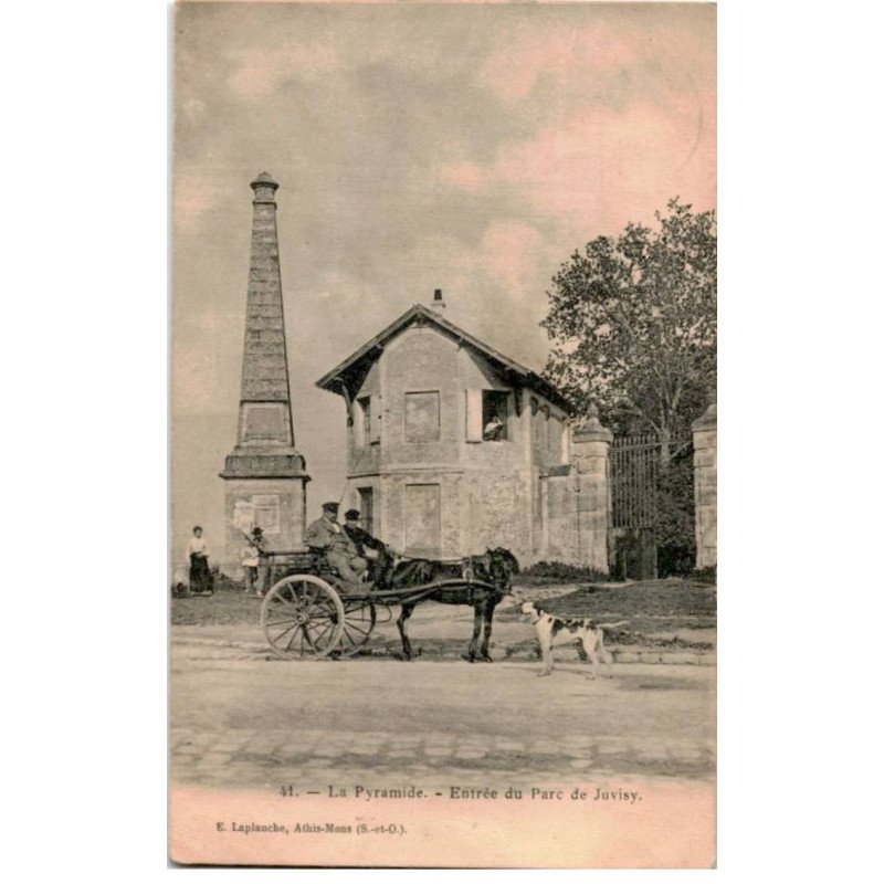 JUVISY: entrée du parc de juvisy - très bon état