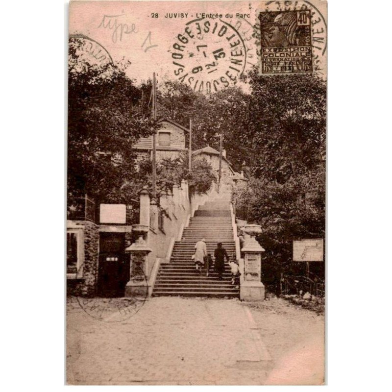 JUVISY: l'éntrée du parc - bon état