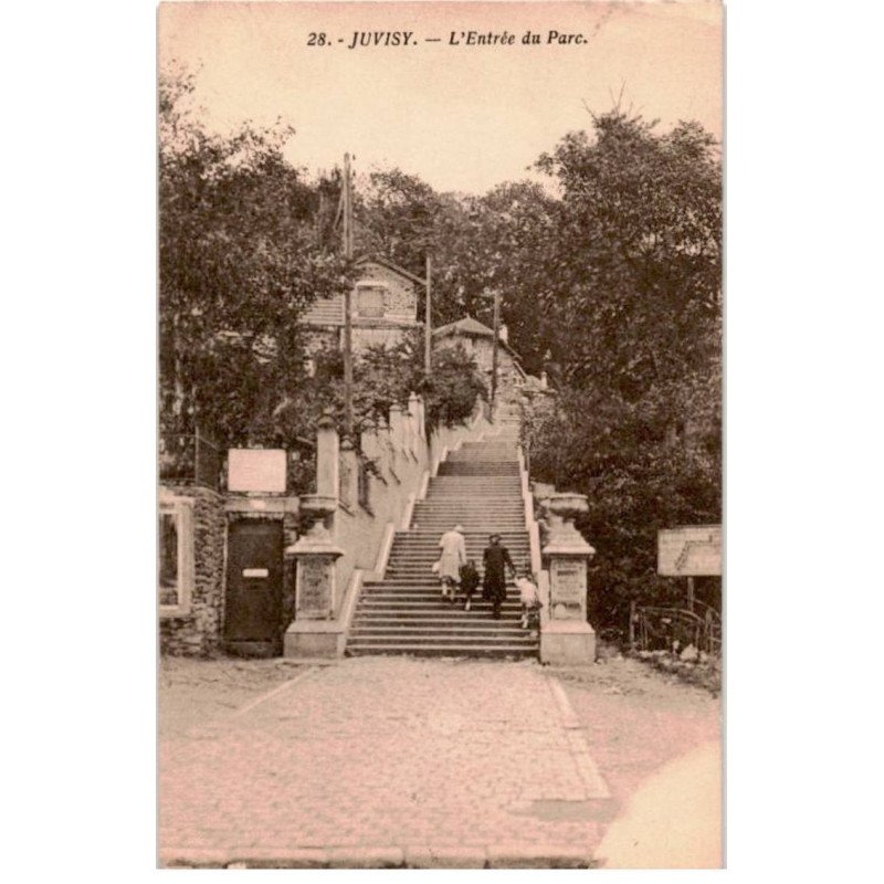 JUVISY: l'entrée du parc - état