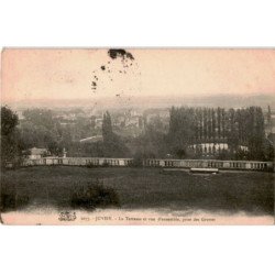 JUVISY: la terrasse et vue d'ensemble prise des grottes - très bon état