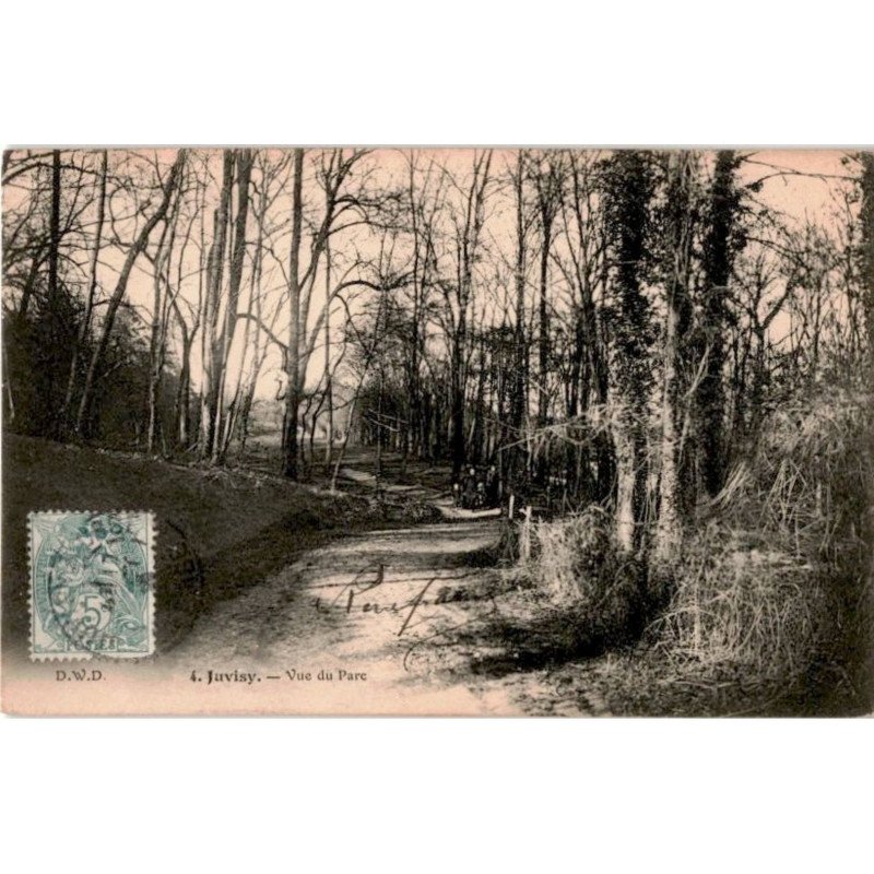 JUVISY-sur-ORGE: vue du parc - très bon état