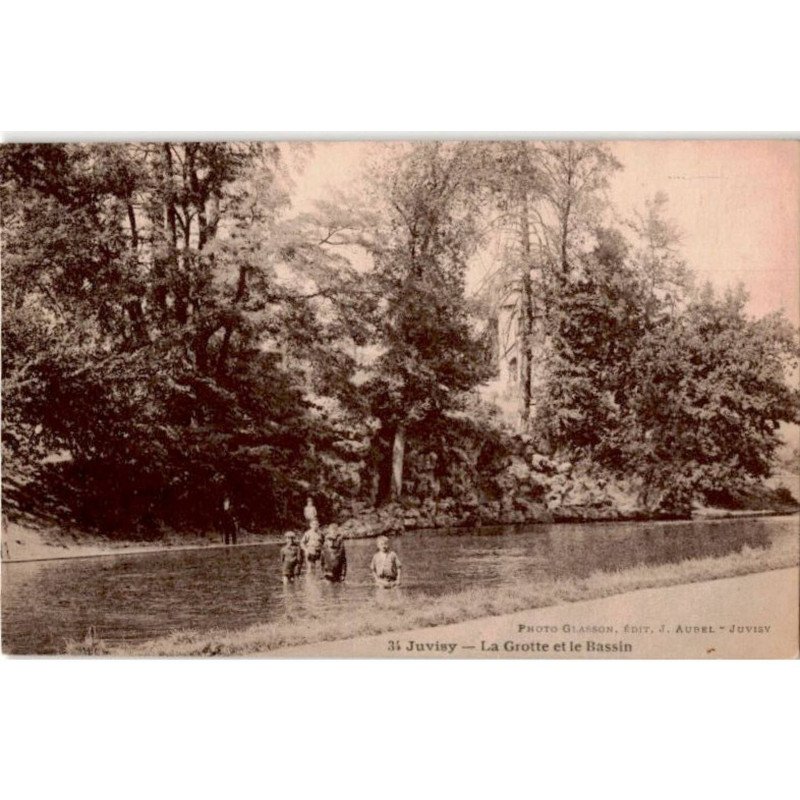 JUVISY-sur-ORGE: la grotte et le bassin - très bon état