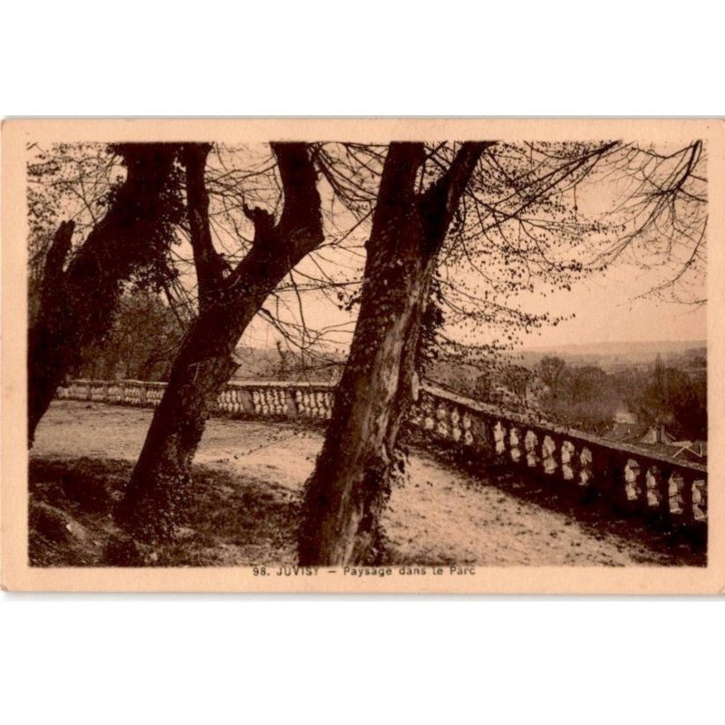 JUVISY-sur-ORGE: paysage dans le parc - état