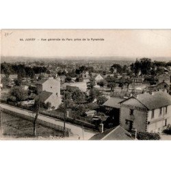 JUVISY-sur-ORGE: vue générale du parc prise de la pyramide - état