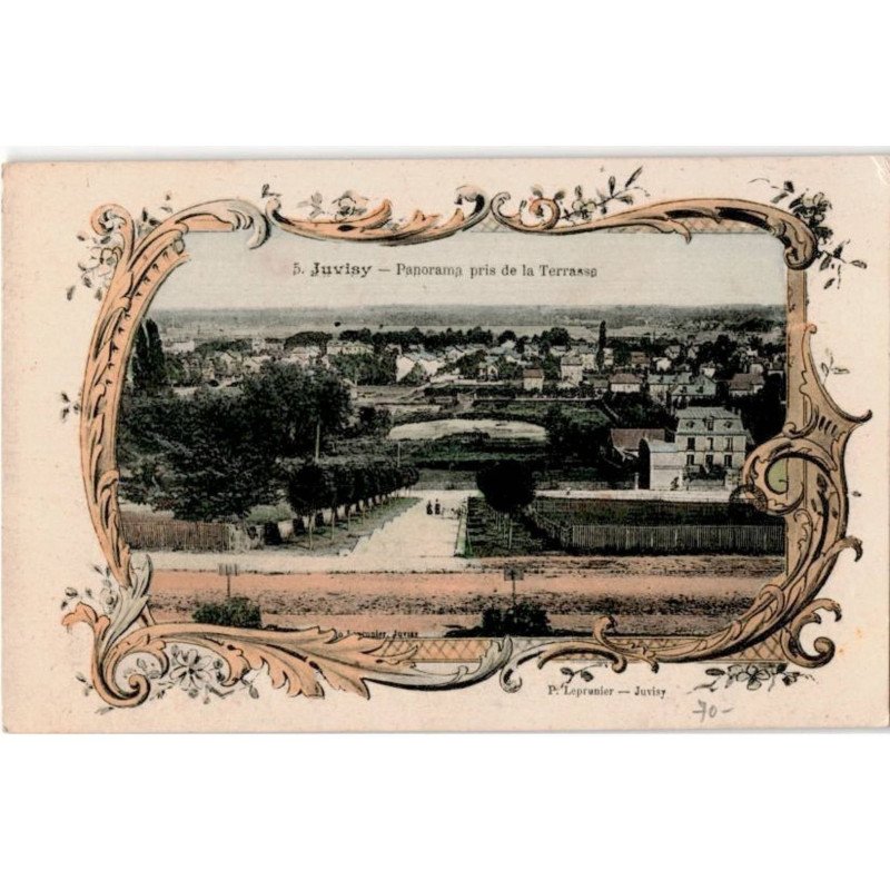 JUVISY-sur-ORGE: panorama pris de la terrasse - très bon état