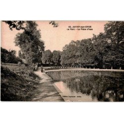 JUVISY-sur-ORGE: le parc, la pièce d'eau - très bon état