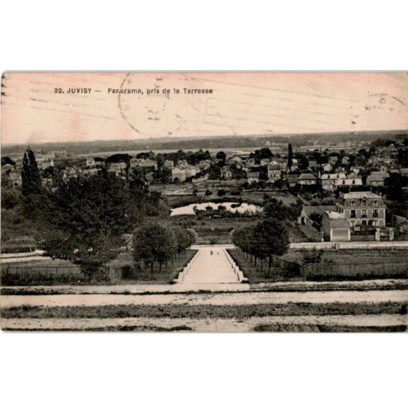 JUVISY-sur-ORGE: panorama, pris de la terrasse - très bon état
