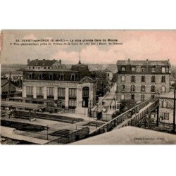 JUVISY-sur-ORGE: la plus grande gare du monde - très bon état