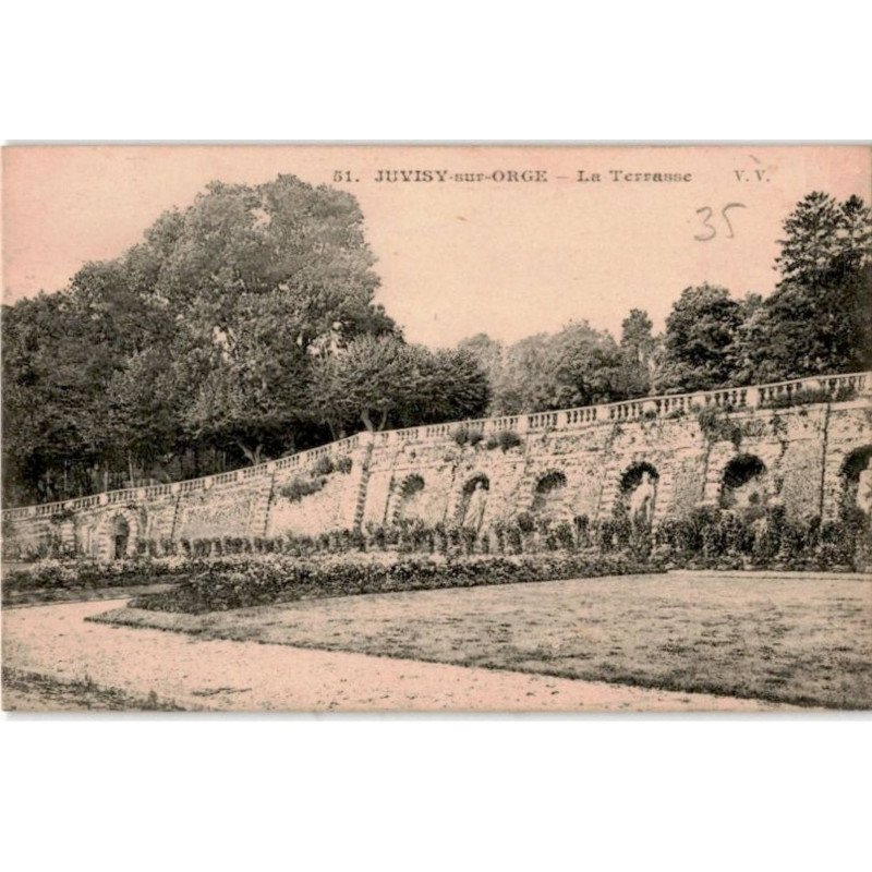 JUVISY-sur-ORGE: la terrasse - très bon état