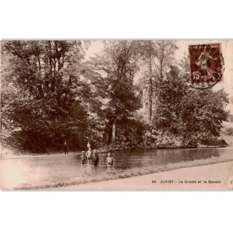 JUVISY-sur-ORGE: la grotte et le bassin - très bon état
