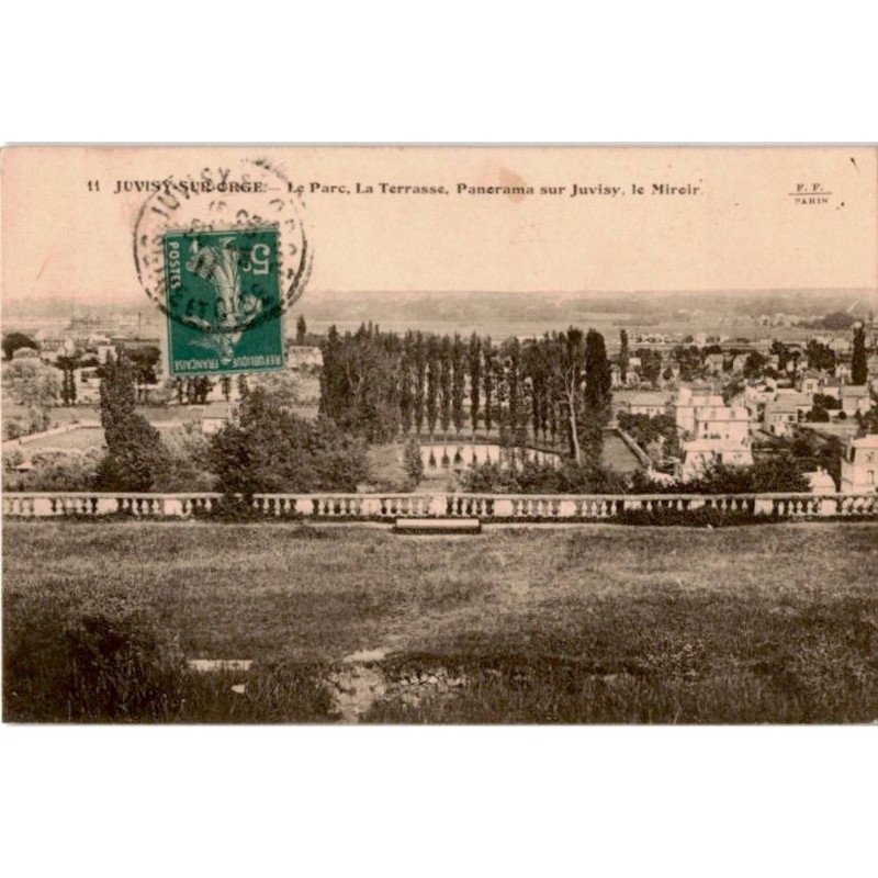 JUVISY-sur-ORGE: le parc, le terrasse, panorama sur juvisy, le miroir - très bon état