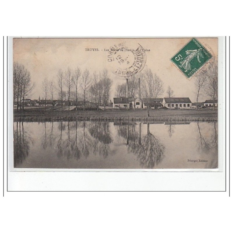 TRUYES - Les bords de l'Indre et l'usine - très bon état TRUYES - Les bords de l'Indre et l'usine - très bon état