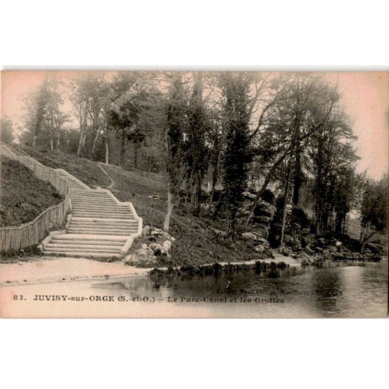 JUVISY-sur-ORGE: le parc-canal et les grottes - très bon état