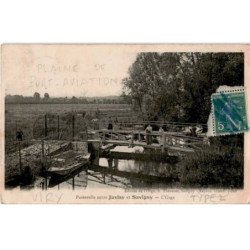 JUVISY-sur-ORGE: passerelle entre juvisy et savigny, l'orge - état