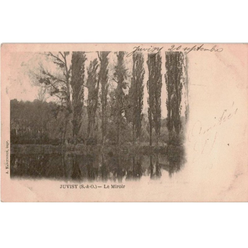 JUVISY-sur-ORGE: le miroir - très bon état