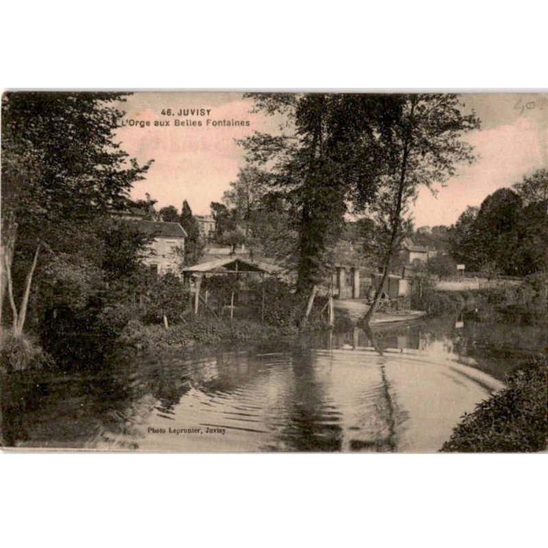 JUVISY-sur-ORGE: l'orge aux belles fontaines - très bon état