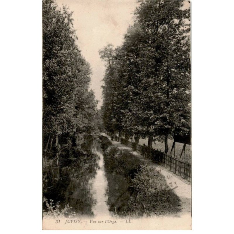 JUVISY-sur-ORGE: vue sur l'orge - très bon état
