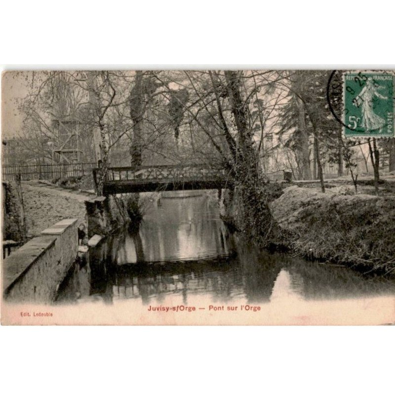 JUVISY-sur-ORGE: pont sur l'orge - très bon état