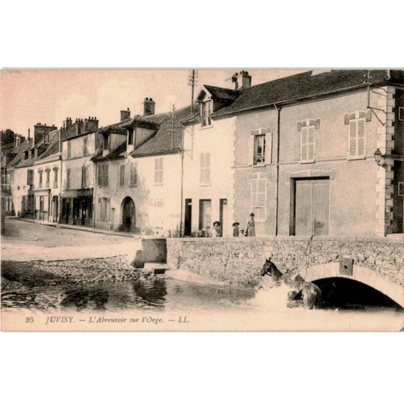 JUVISY-sur-ORGE: l'abreuvoir sur l'orge - très bon état