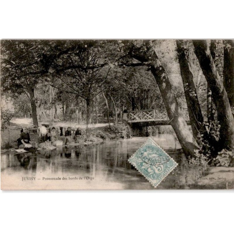 JUVISY-sur-ORGE: promenade des bords de l'orge - très bon état